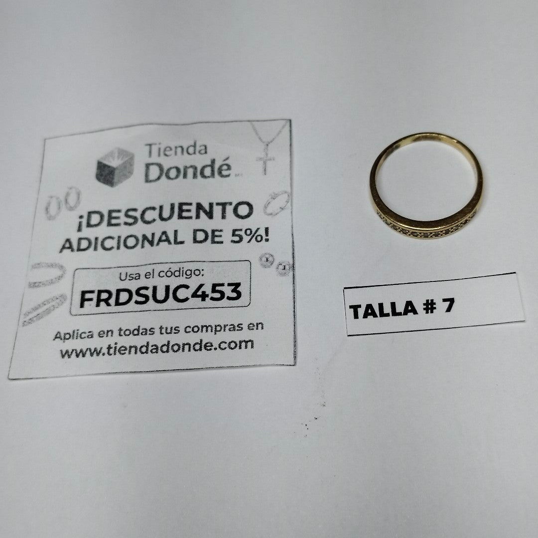 ARGOLLA ORO 14 K 2 GRMS (SEMINUEVO)