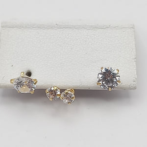 ARETES PAR ORO 10 K 0.7 GRMS (SEMINUEVO)