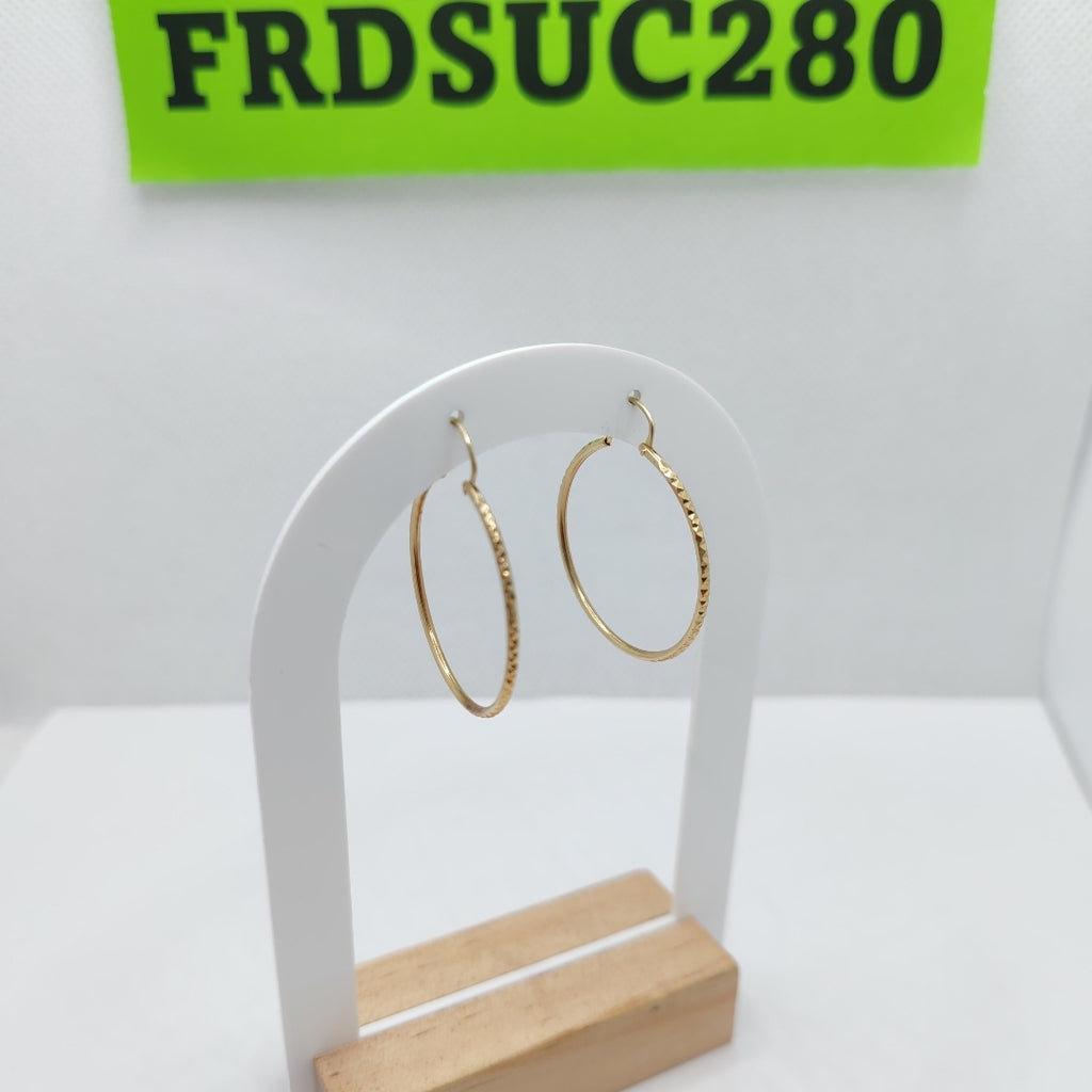 ARRACADAS PAR ORO 14 K 1.6 GRMS (SEMINUEVO)