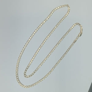 CADENA TEJIDO BARBADA 14K 55 CM 8.2 GR (NUEVO)