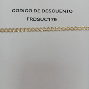 PULSERA BARBADA 14K 18 CM 6.2 GR (NUEVO)