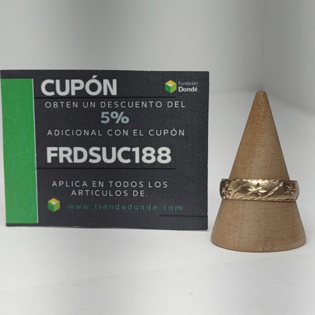 ARGOLLA ORO 8 K 1.3 GRMS (SEMINUEVO)