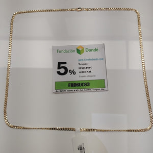 CADENA BARBADA 14K 60 CM 10 GR (NUEVO)