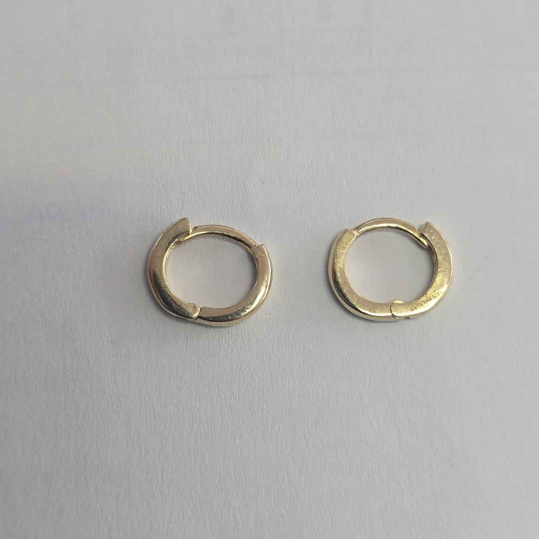 ARETES HUGGIE 14K 1.4 GR (NUEVO)