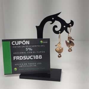 ARETES PAR ORO 10 K 1.6 GRMS (SEMINUEVO)