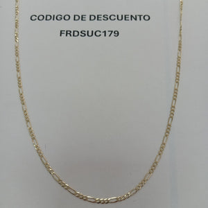 CADENA 3X1 14K 55 CM 4.9 GR (NUEVO)
