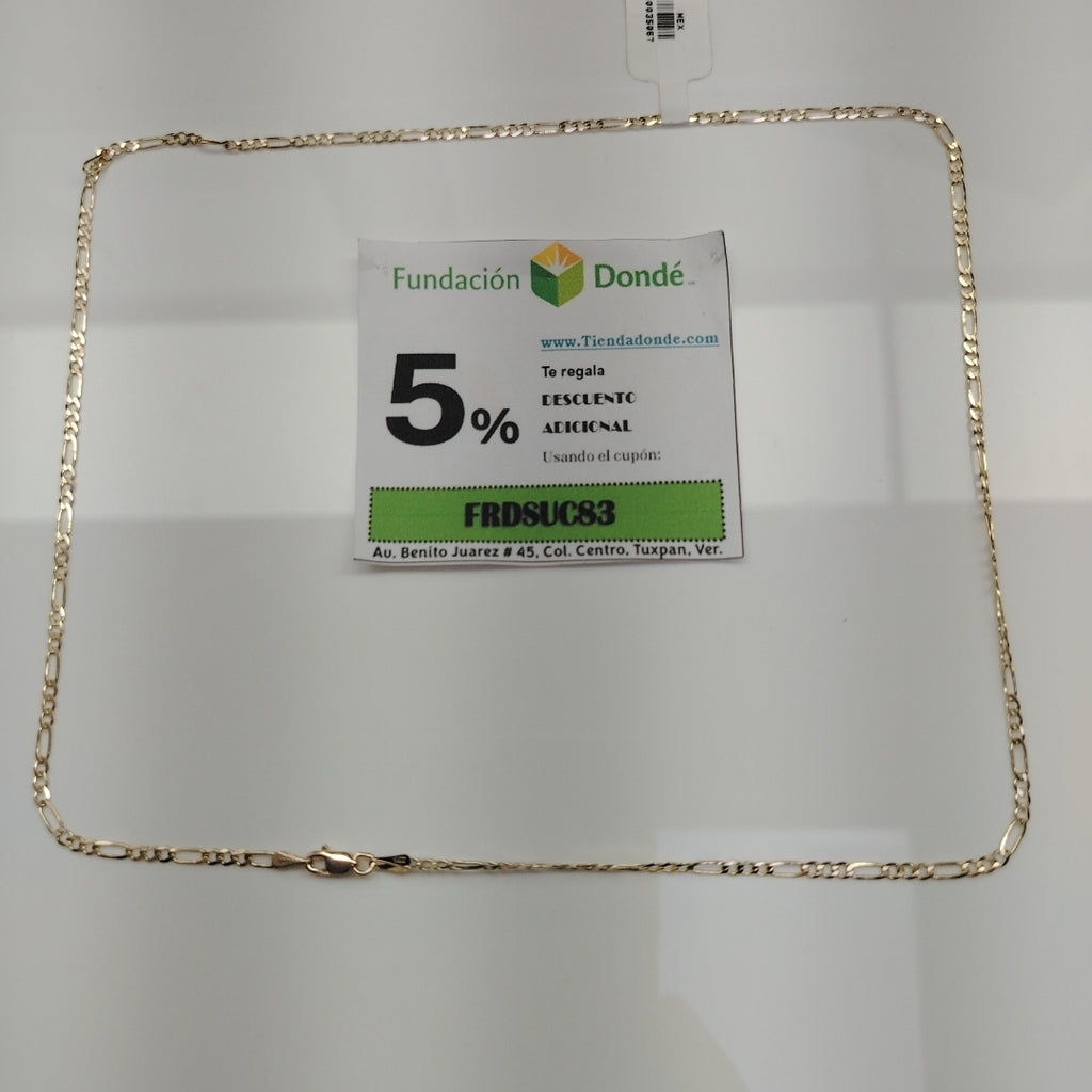 CADENA 3X1 14K 55 CM 4.9 GR (NUEVO)