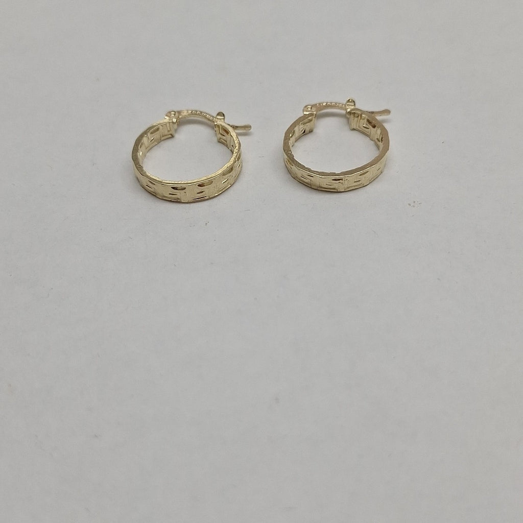 ARETES ARRACADAS FIG GRECAS 14K 1.8 GR (NUEVO)