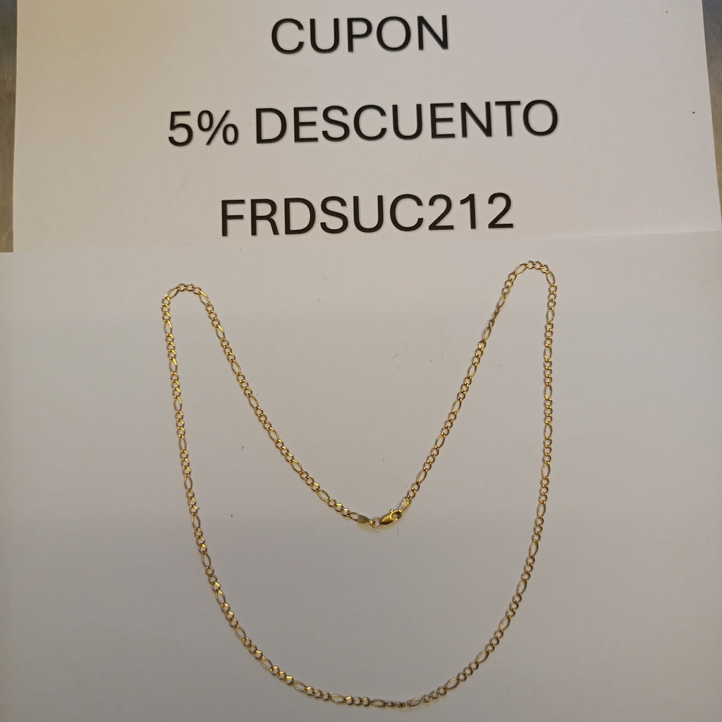 CADENA ORO 10 K 3.1 GRMS (SEMINUEVO)