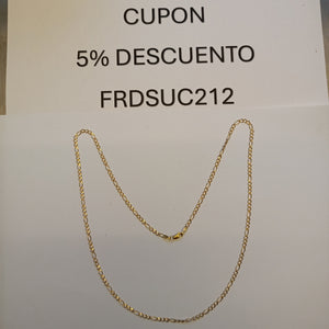 CADENA ORO 10 K 3.1 GRMS (SEMINUEVO)