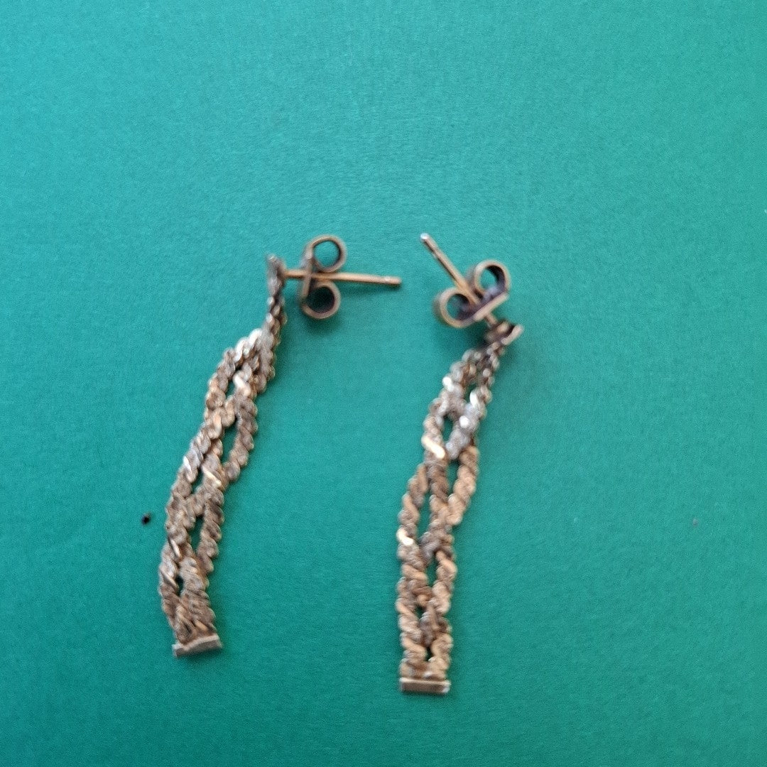 ARETES PAR ORO 10 K 2,00 GRMS (SEMINUEVO)