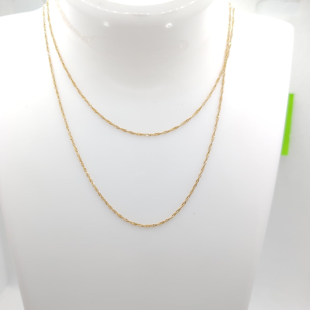 CADENA ORO 14 K 1.5 GRMS (SEMINUEVO)