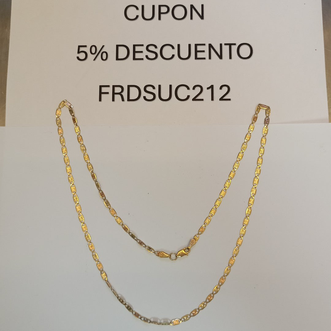 CADENA ORO 10 K 6.3 GRMS (SEMINUEVO)