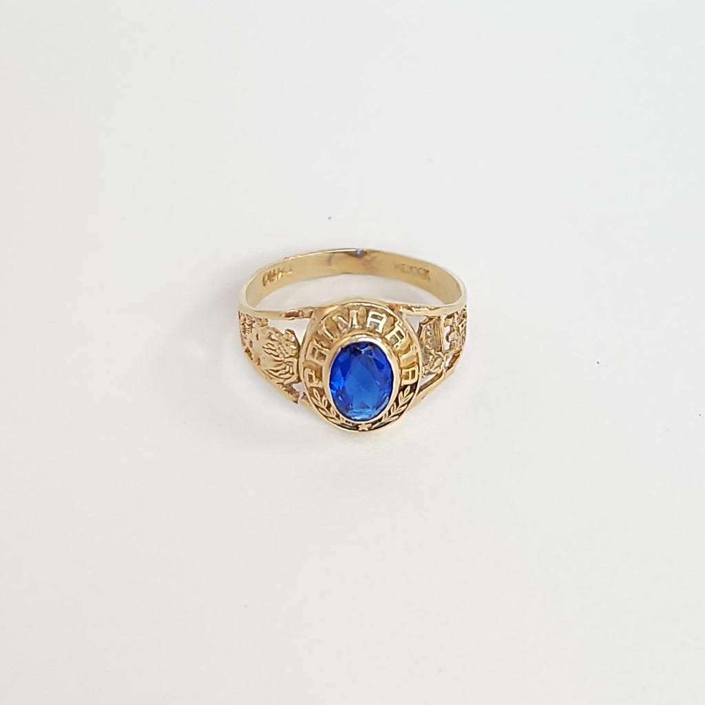 ANILLO DE GRADUACIÓN ORO 8 K 2,10 GRMS (SEMINUEVO)
