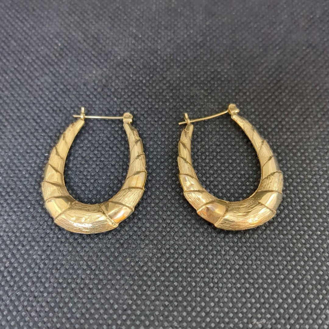 ARRACADAS PAR ORO 10 K 3.3 GRMS (SEMINUEVO)