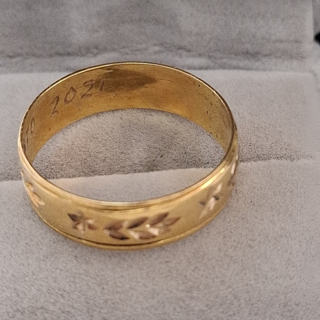 ARGOLLA ORO 10 K 2.9 GRMS (SEMINUEVO)