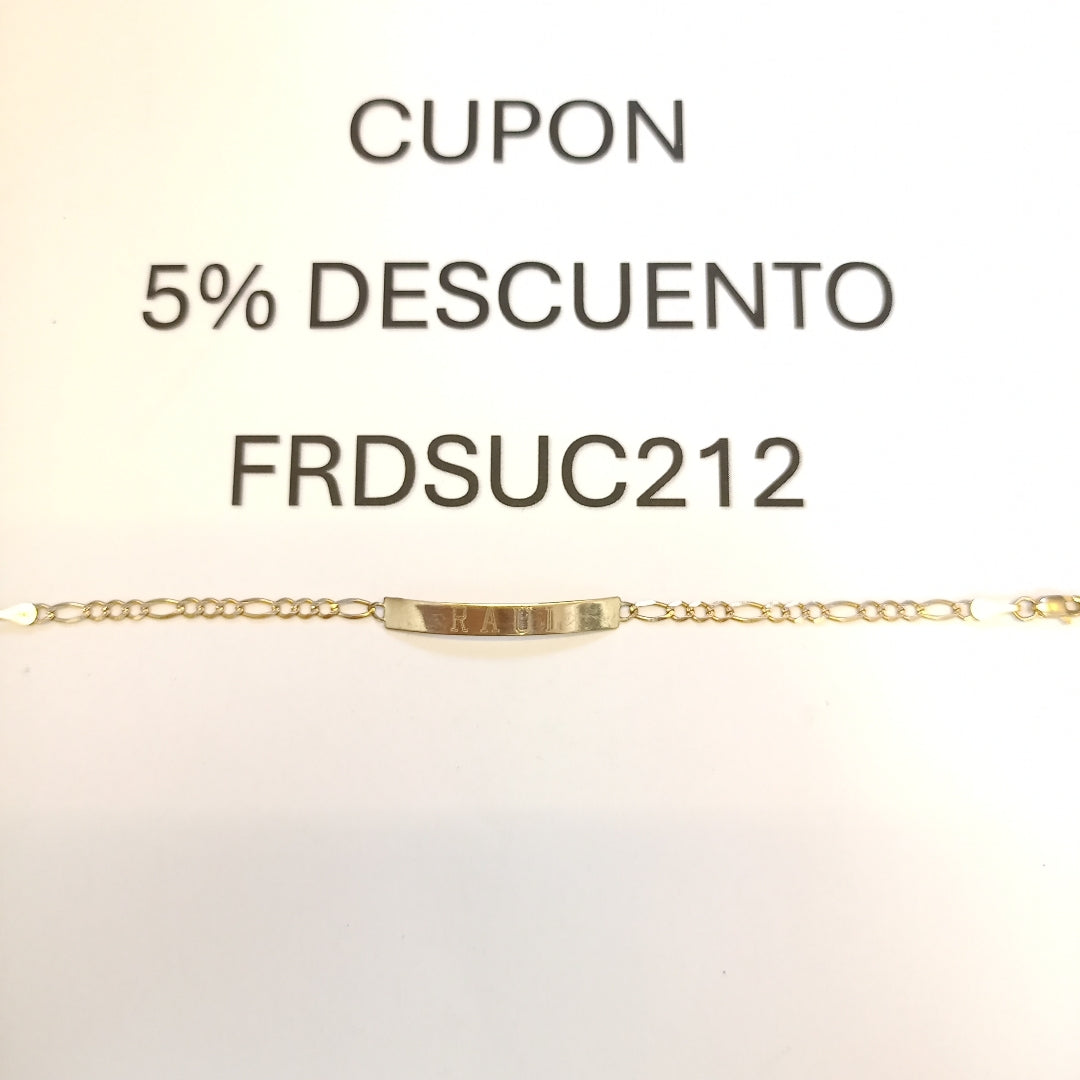 ESCLAVA ORO 10 K 2.5 GRMS (SEMINUEVO)