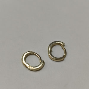 ARETES HUGGIE 14K 1.3 GR (NUEVO)