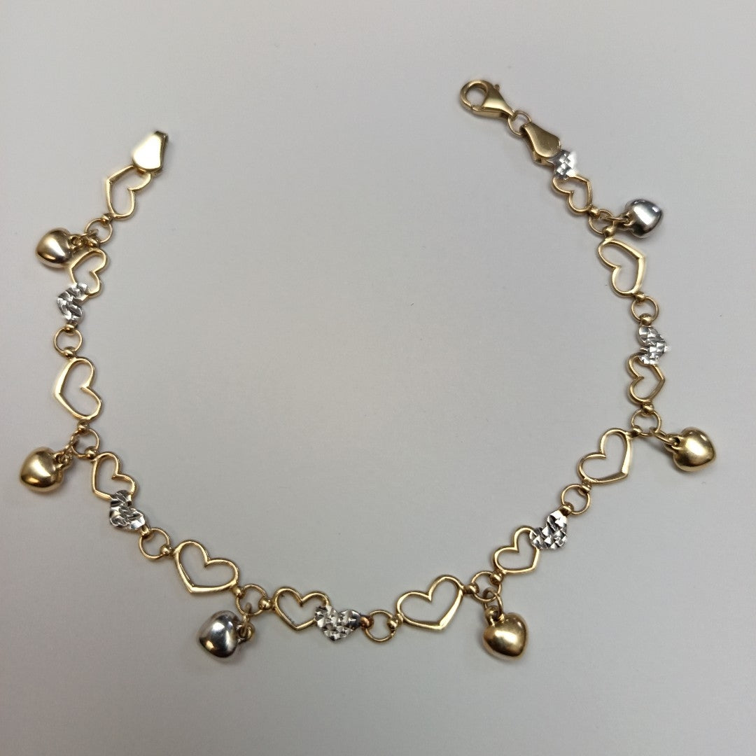 PULSERA ORO,ORO BLANCO 14 K 5,90 GRMS (SEMINUEVO)