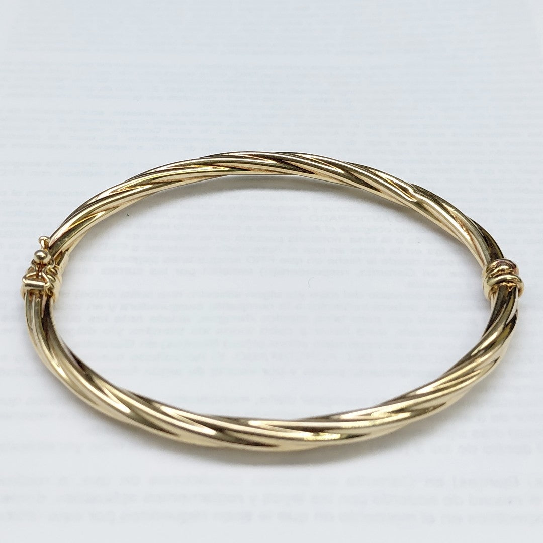 PULSERA RIGIDA ORO 14 K 5,20 GRMS (SEMINUEVO)