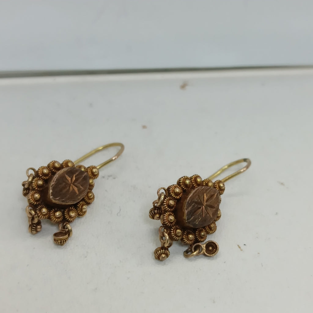 ARETES PAR ORO 8 K 3,20 GRMS (SEMINUEVO)