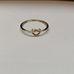 ANILLOS ANILLITO FIG CORAZON 10K TALLA 9 0.9 GR (NUEVO)