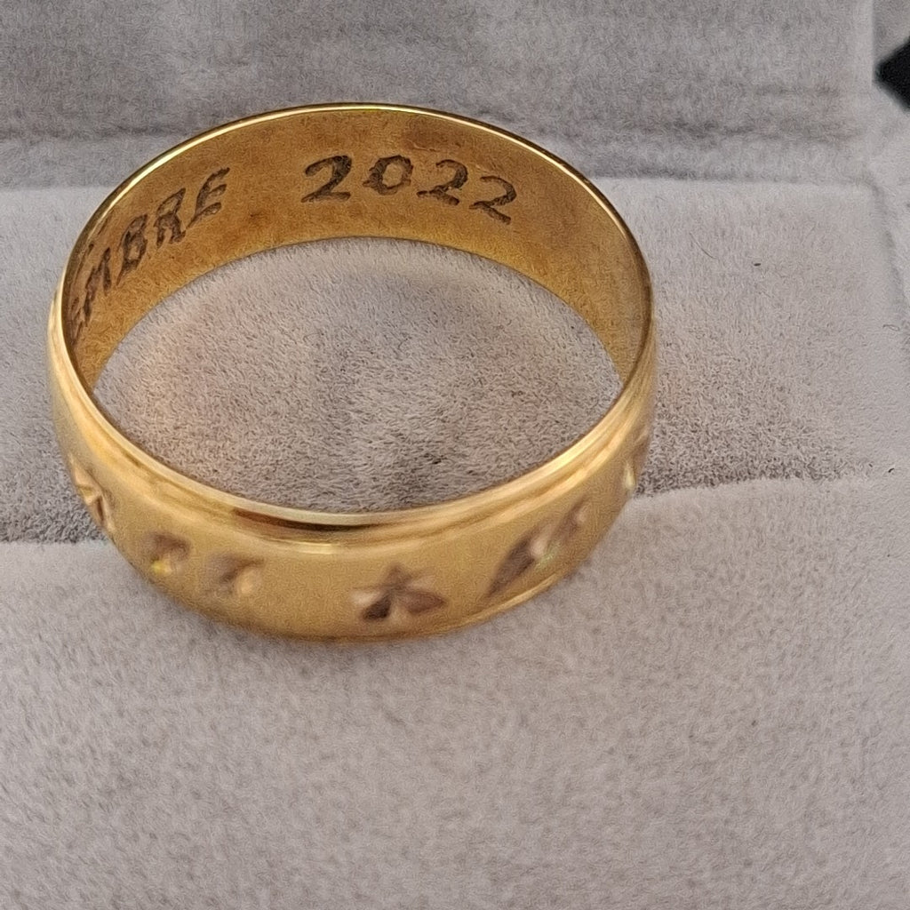 ARGOLLA ORO 10 K 2.6 GRMS (SEMINUEVO)
