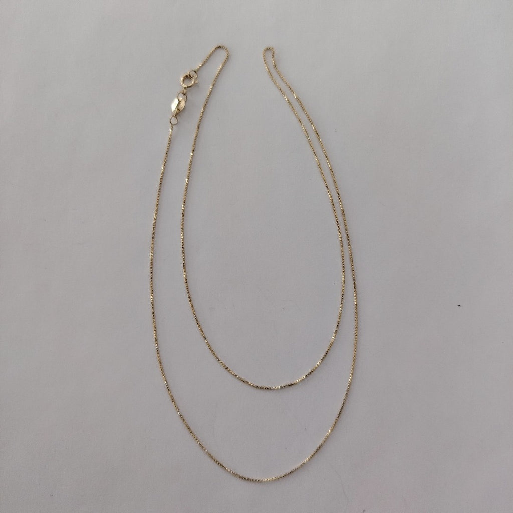 CADENA VENECIANO 14K 55 CM 1.8 GR (NUEVO)