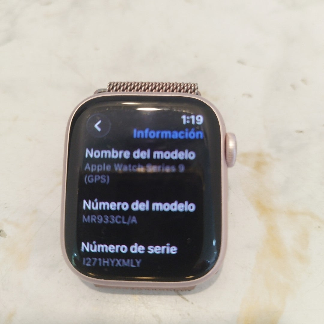 SMARTWATCH APPLE SERIES 9 ALUMINIO A2978 41 MM GPS (SEMINUEVO)