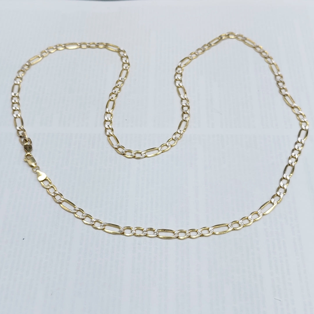 CADENA ORO,RODIADO 14 K 9,50 GRMS (SEMINUEVO)
