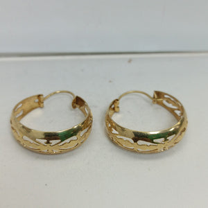ARRACADAS PAR ORO 14 K 4,60 GRMS (SEMINUEVO)