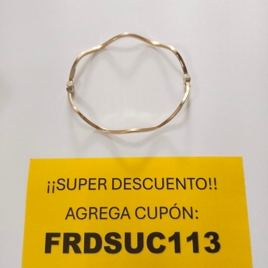 PULSERA RIGIDA ORO 14 K 3.2 GRMS (SEMINUEVO)