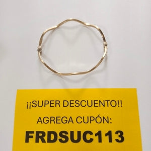 PULSERA RIGIDA ORO 14 K 3.2 GRMS (SEMINUEVO)