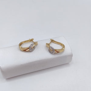 ARETES PAR ORO 14 K 3.3 GRMS (SEMINUEVO)