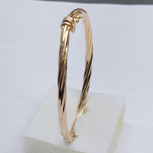 PULSERA RIGIDA ORO 14 K 5,60 GRMS (SEMINUEVO)