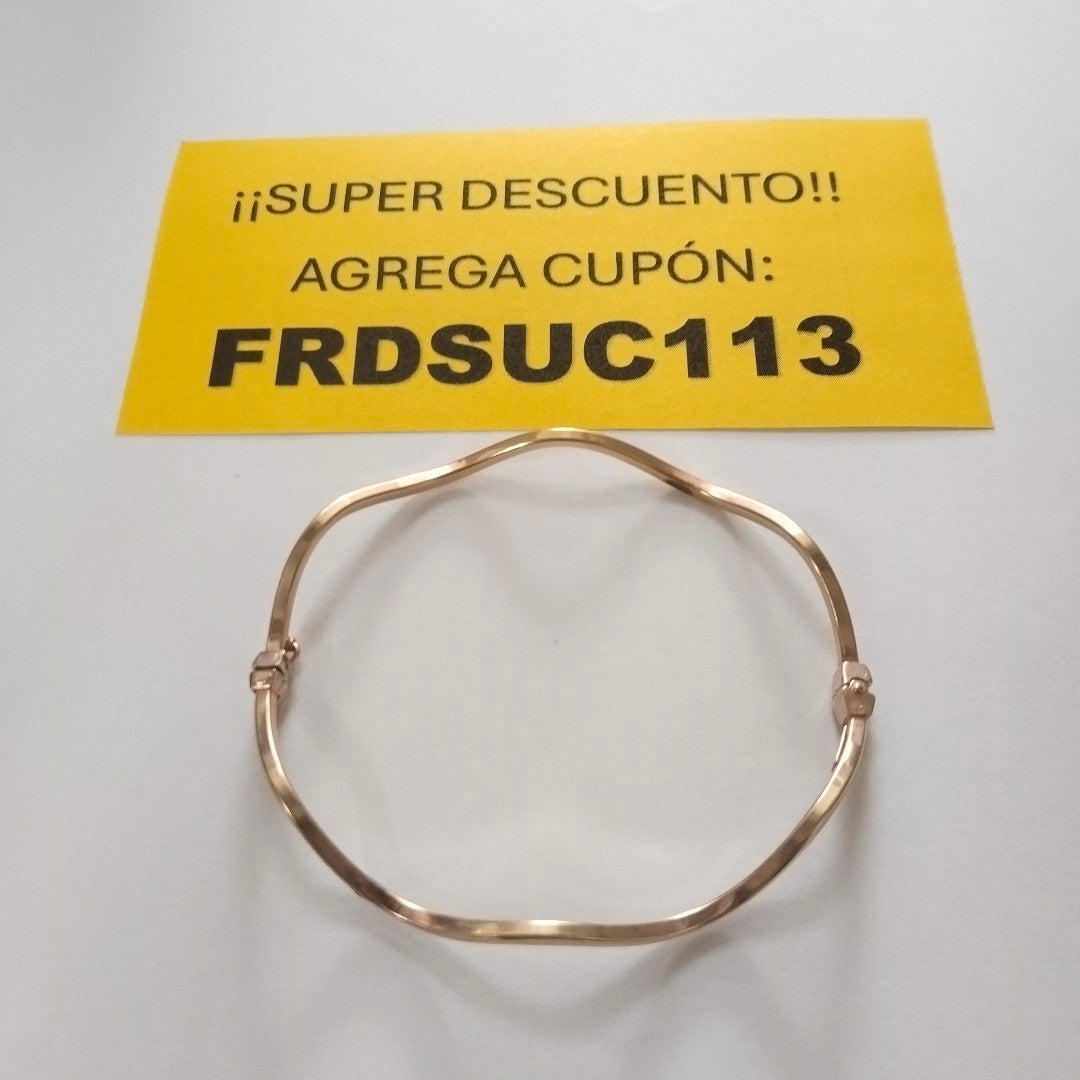 PULSERA RIGIDA ORO 14 K 3.2 GRMS (SEMINUEVO)