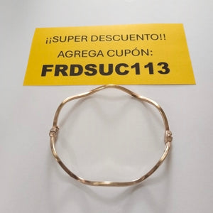 PULSERA RIGIDA ORO 14 K 3.2 GRMS (SEMINUEVO)