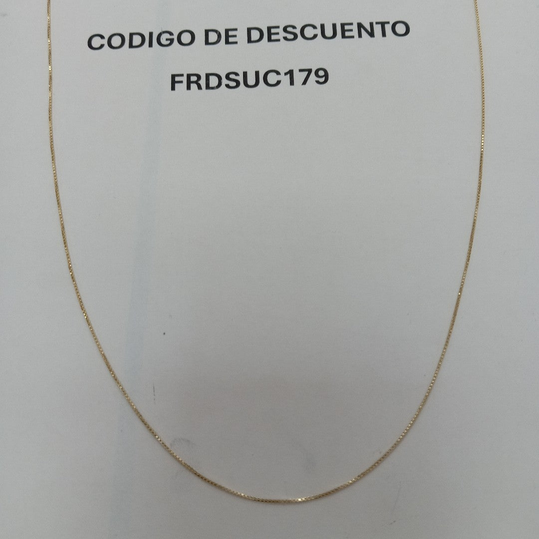 CADENA VENECIANO 14K 50 CM 1.6 GR (NUEVO)