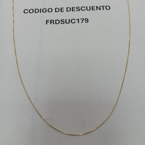 CADENA VENECIANO 14K 50 CM 1.6 GR (NUEVO)