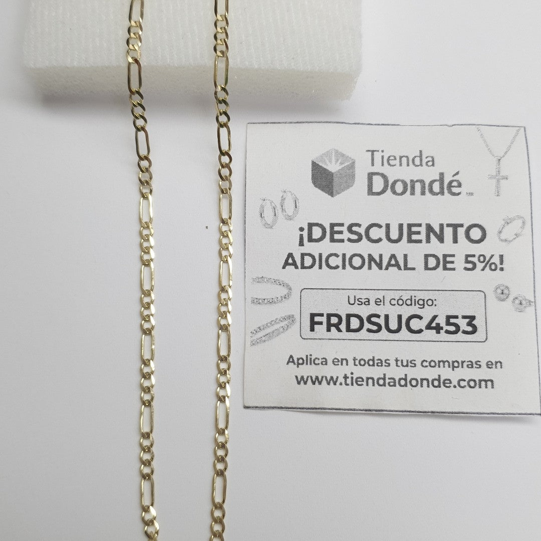 CADENA 3X1 14K 60 CM 5.4 GR (NUEVO)