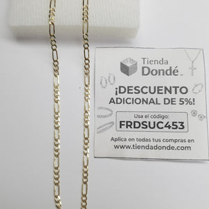 CADENA 3X1 14K 60 CM 5.4 GR (NUEVO)
