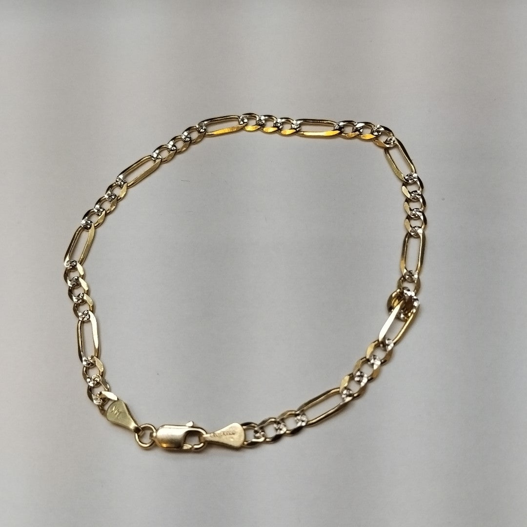 PULSERA 3X1 14K 21 CM 4.6 GR (NUEVO)