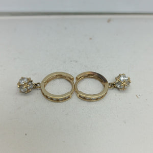 ARRACADAS PAR ORO 14 K 2,30 GRMS (SEMINUEVO)