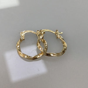 ARETES ARRACADAS TORZAL 14K 1.1 GR (NUEVO)