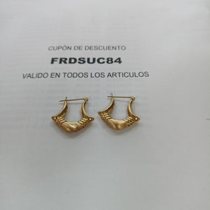 ARETES PAR ORO 14 K 2,30 GRMS (SEMINUEVO)