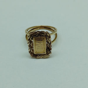 ANILLO ORO 10 K 3,50 GRMS (SEMINUEVO)