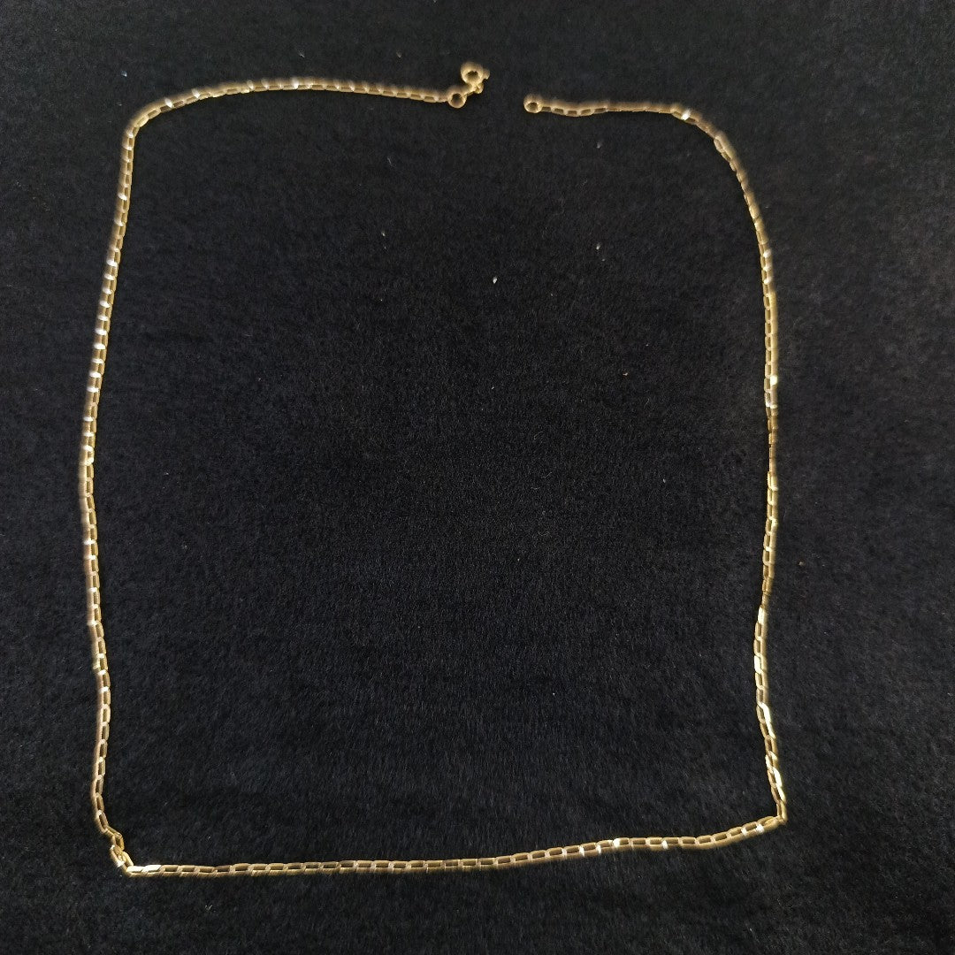 CADENA ORO COMBINADO 14 K 1.3 GRMS (SEMINUEVO)