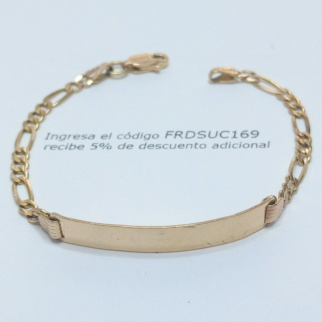 ESCLAVA ORO 10 K 3.8 GRMS (SEMINUEVO)