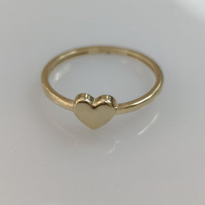 ANILLOS ANILLITO FIG CORAZON 10K TALLA 7 1.1 GR (NUEVO)