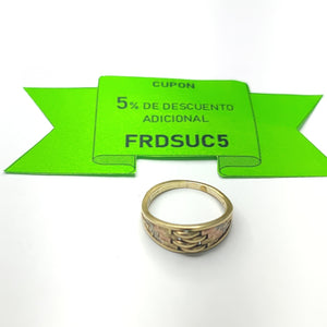 ANILLO ORO 14 K 3,40 GRMS (SEMINUEVO)